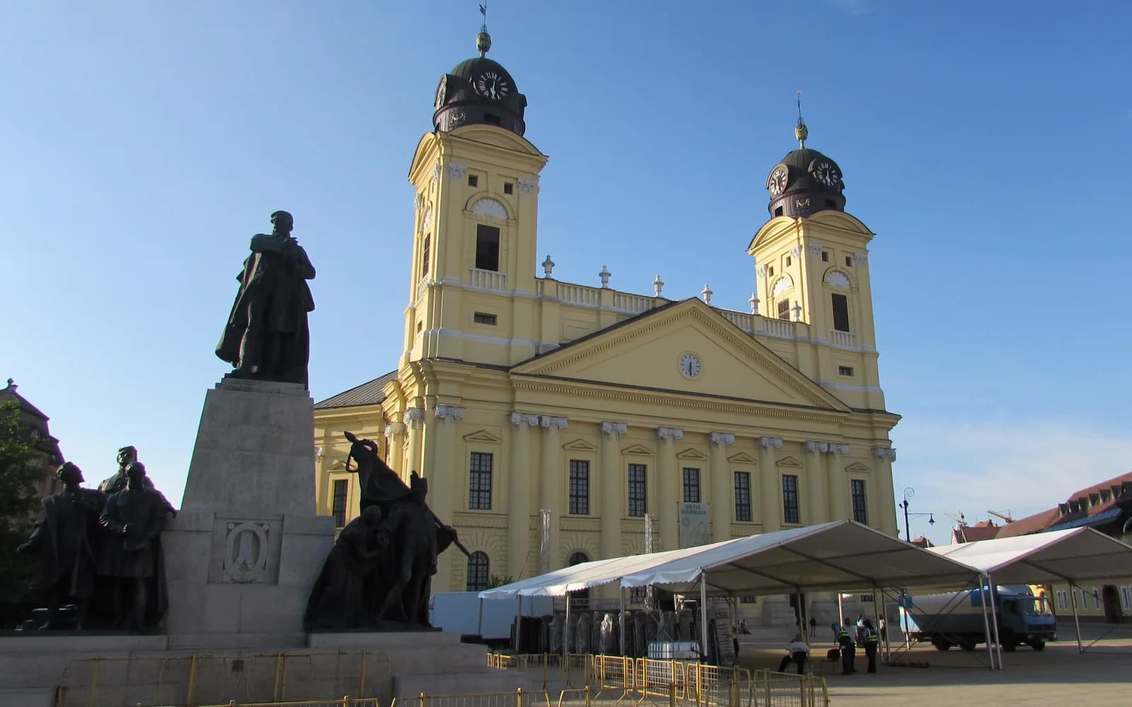 Debrecen şehrinden bir görünüm