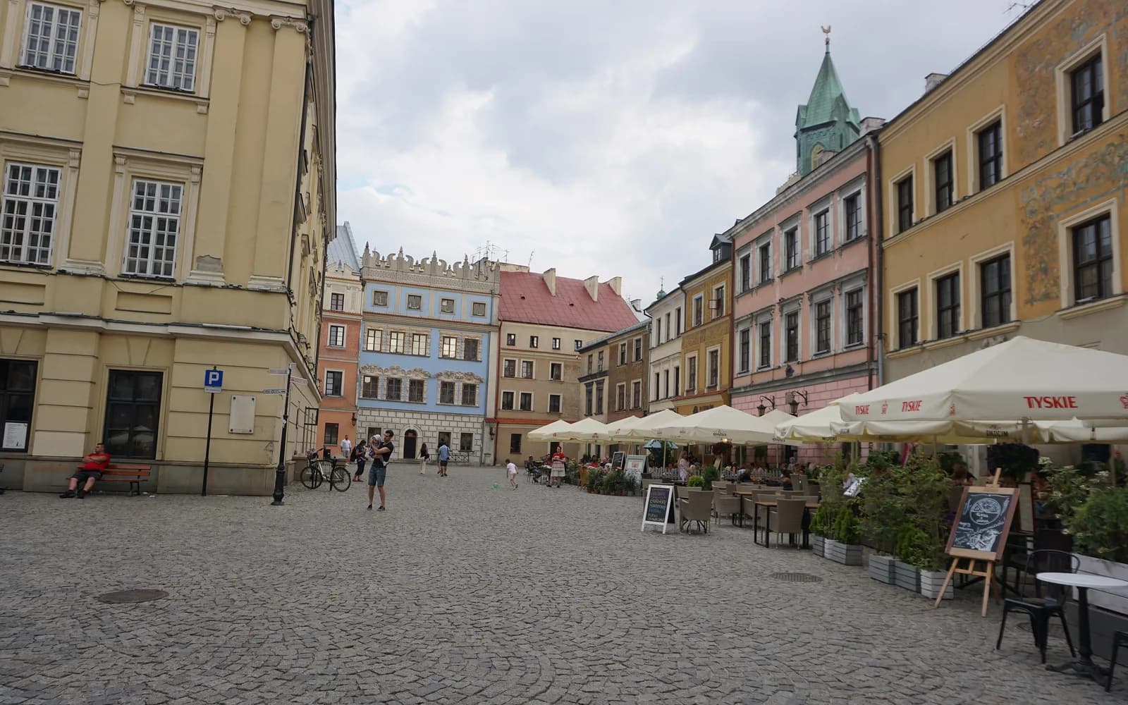 Lublin şehrinden bir görünüm