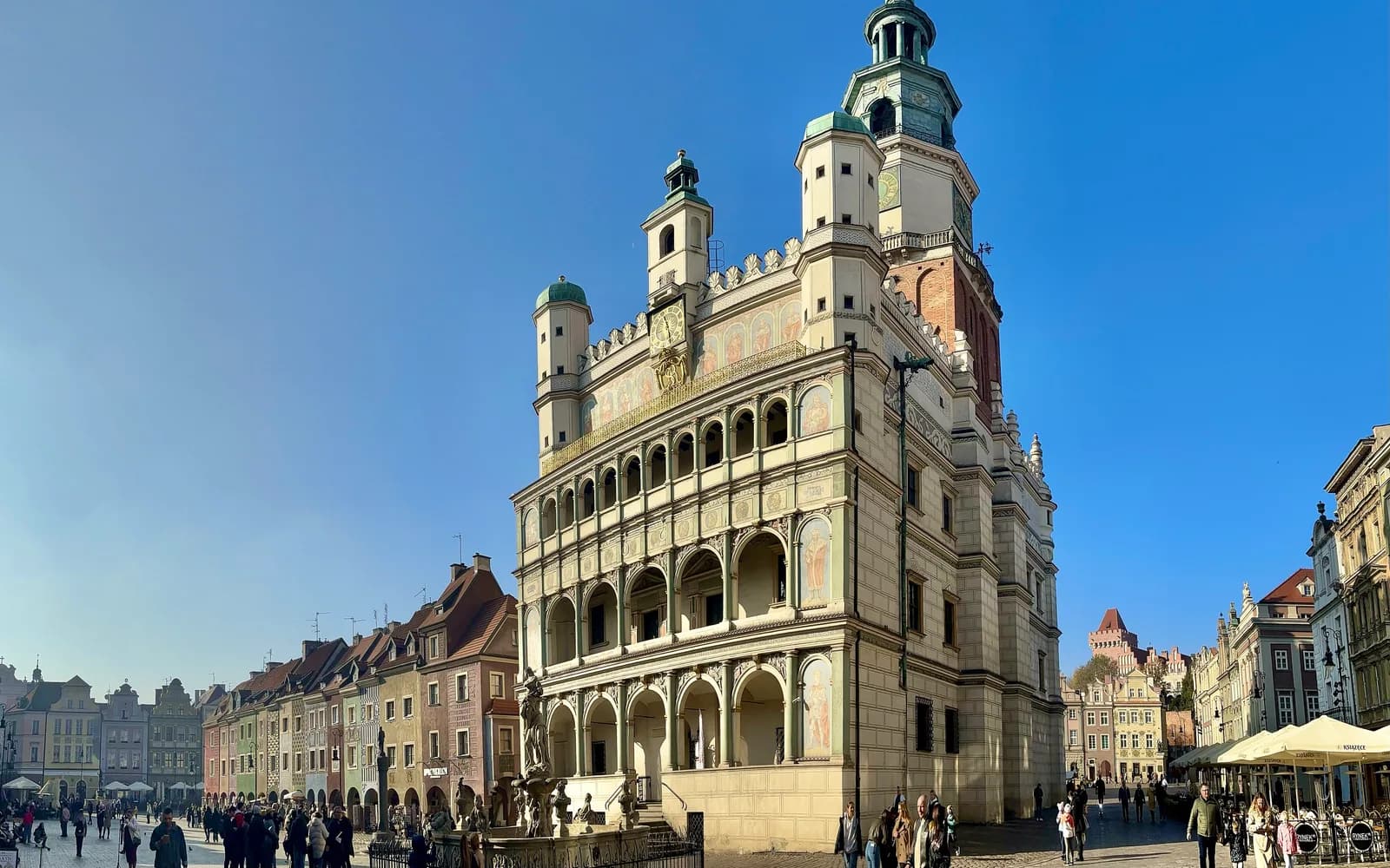 Poznan şehrinden bir görünüm