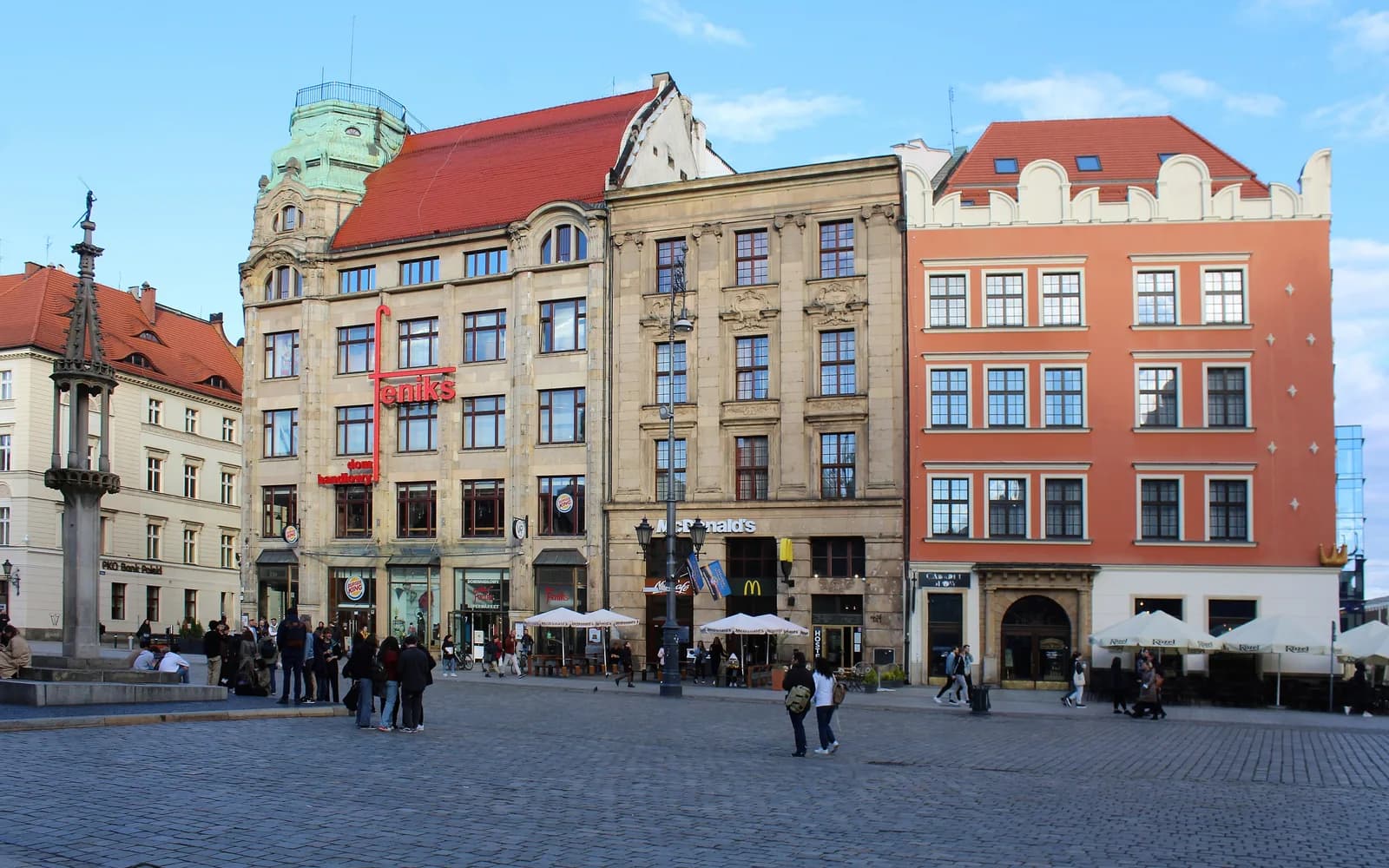 Wroclaw şehrinden bir görünüm