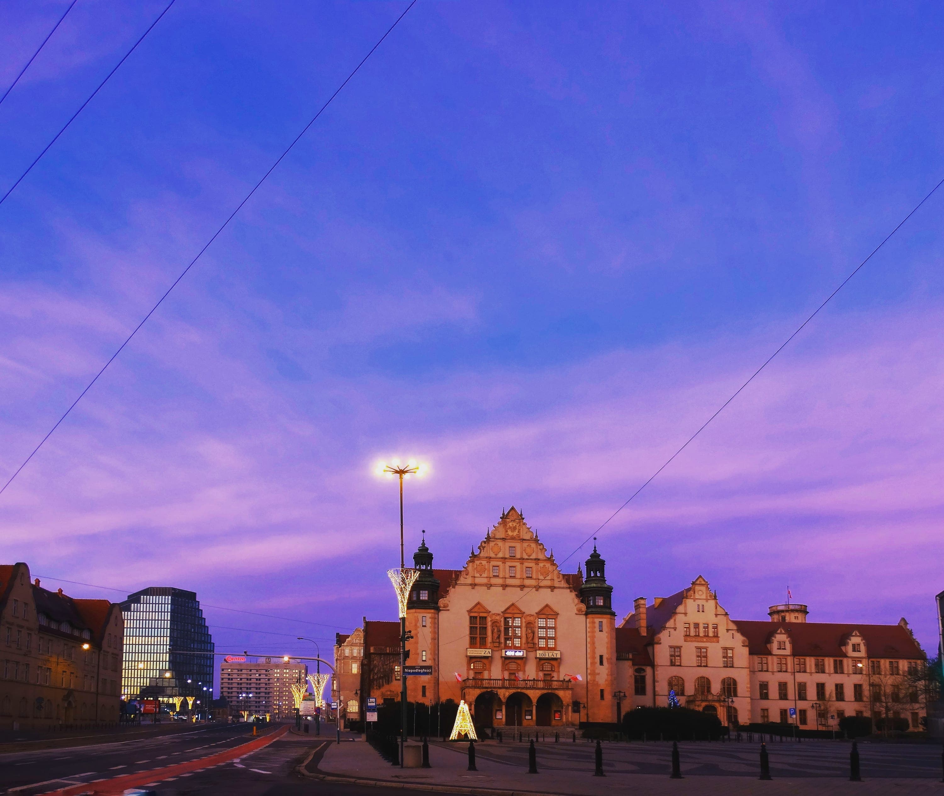 Poznań'da Adam Mickiewicz Üniversitesi binası